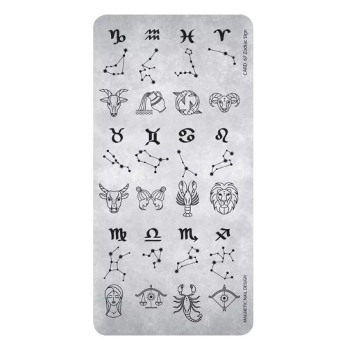 Stampingplate 67 Zodiac Sign