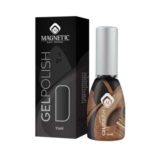 Геллак Bronzer Glitter TPO Free Magnetic Nail Design - 3