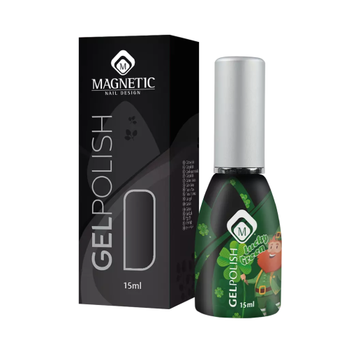 Геллак Lucky Green TPO Free Magnetic Nail Design - 3