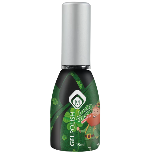 Геллак Lucky Green Glitter TPO Free Magnetic Nail Design - 1