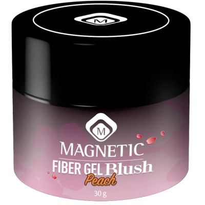 TPO-FREE Magnetic Fiber Gel Blush Peach 30 gr Magnetic Nail Design - 1