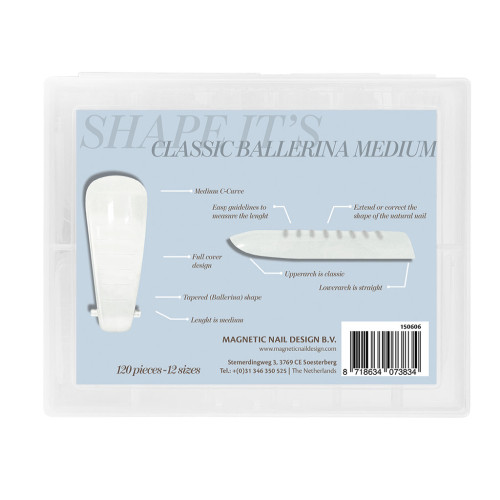 Shape It's Classic Ballerina Medium Горнa Формa Dual Forms 120 бр. - 2 Shape It's Classic Ballerina Medium Горнa Формa Dual Forms 120 бр. - 2