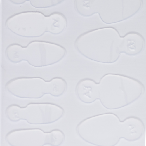 Силиконови форми за френч с горни форми (C) овал маникюр  - 2