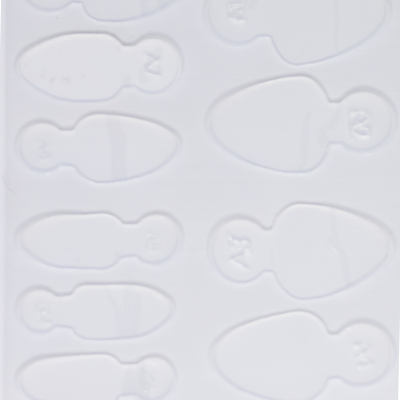 Силиконови форми за френч с горни форми (C) овал маникюр  - 2