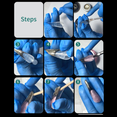 Силиконови форми за френч с горни форми (Z) edge маникюр  - 4