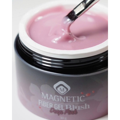 TPO-FREE Fiber Gel Blush Deep Pink 5 gr Magnetic Nail Design - 3
