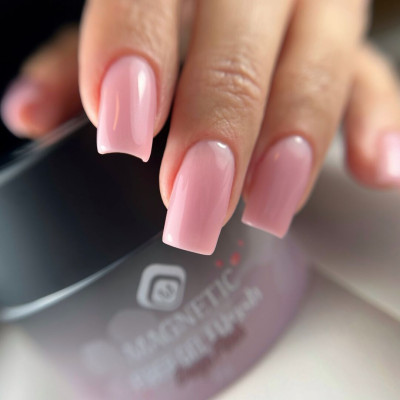 TPO-FREE Fiber Gel Blush Deep Pink 5 gr Magnetic Nail Design - 4