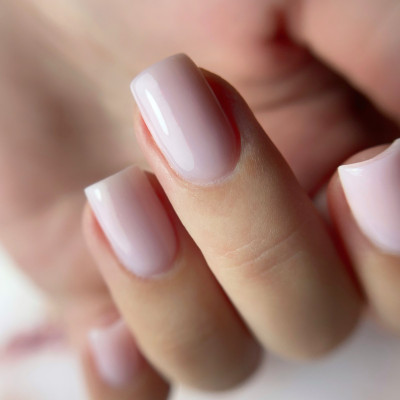 TPO-FREE Magnetic Fiber Gel Blush Frosted Pink 30 gr Magnetic Nail Design - 4