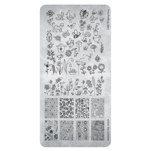 Stampingplate 79 Spring Fling  - 1