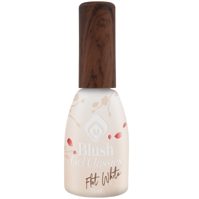 Blushes Flat White 15 ml TPO Free Magnetic Nail Design - 1 Blushes Flat White 15 ml TPO Free Magnetic Nail Design - 1
