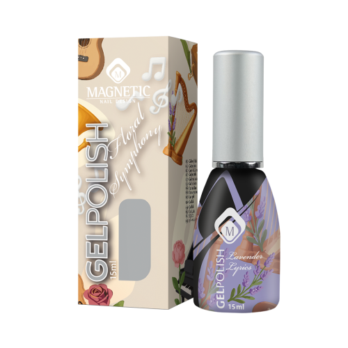 Геллак Lavender Lyrics TPO-FREE Magnetic Nail Design - 3
