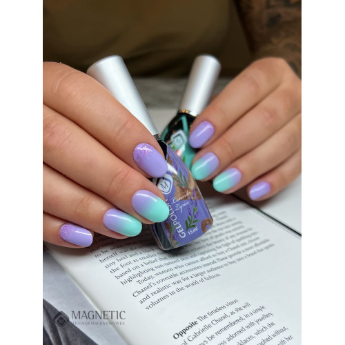 Геллак Lavender Lyrics TPO-FREE Magnetic Nail Design - 6