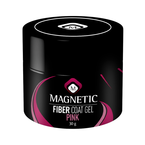 Fiber Coat Pink 30 gr Magnetic Nail Design - 2