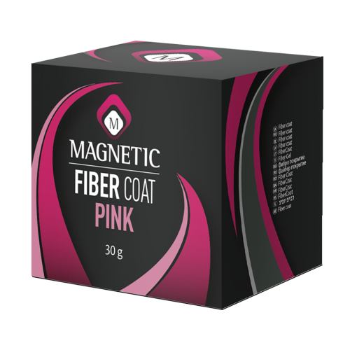Fiber Coat Pink 30 gr Magnetic Nail Design - 3