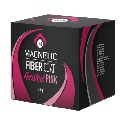Fiber Coat Frosted Pink 30 gr Tpo-free Magnetic Nail Design - 2