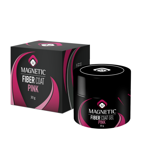 Fiber Coat Frosted Pink 30 gr Tpo-free Magnetic Nail Design - 3