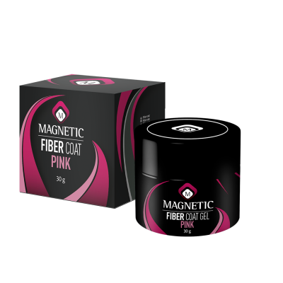 Fiber Coat Frosted Pink 30 gr Tpo-free Magnetic Nail Design - 3