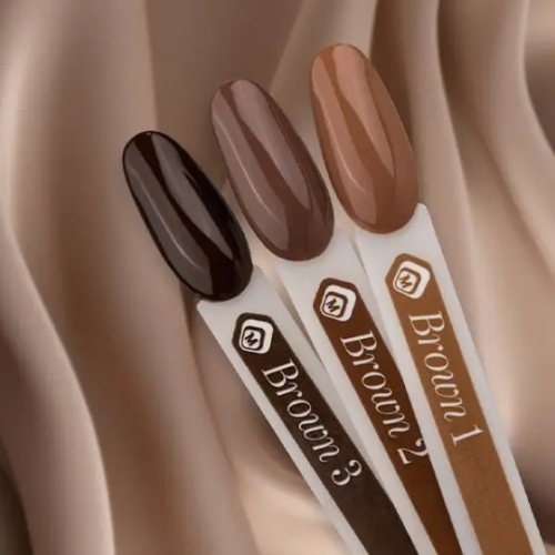 Геллак кафяв 2  - Gelpolish Brown 2 7ml Magnetic Nail Design - 3