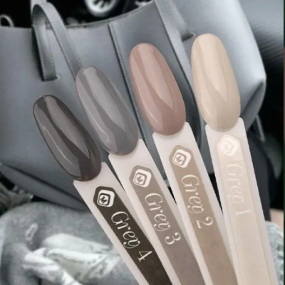 Геллак сив 1  - Gelpolish Grey 1 7ml Magnetic Nail Design - 3